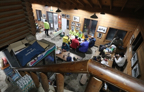 백운산장 1층 <연합뉴스>